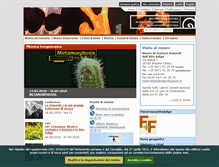 Tablet Screenshot of museonatura.it